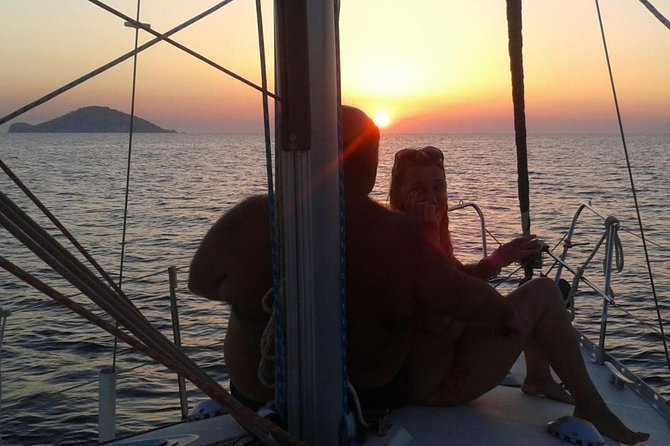 3 hours Neos Marmaras: Day or Sunset Sailing Tour Coves & Islands - The captain and the feel onboard