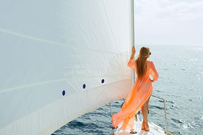 5 hours from Kassandra: W Sithonia Coves & Islands Yacht Sailing - Swimming, snorkeling, and the SUP