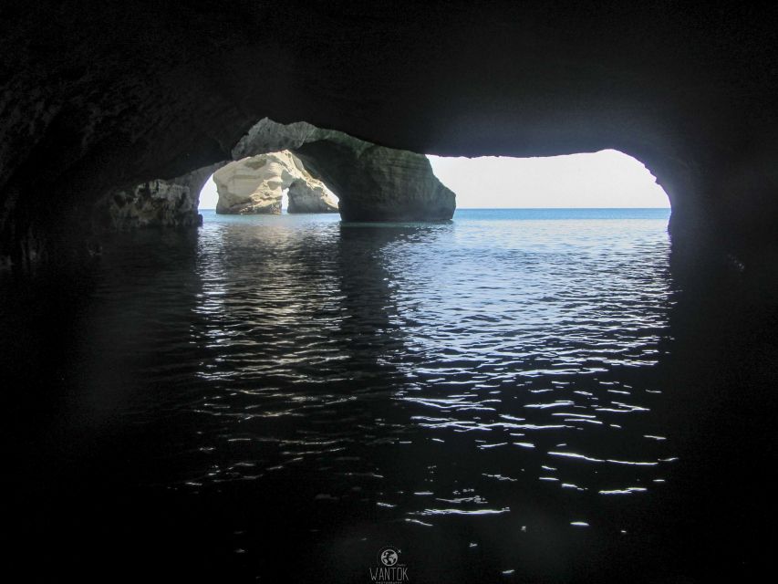 Adamantas: Milos Sightseeing Sailboat Cruise - How weather can change the route