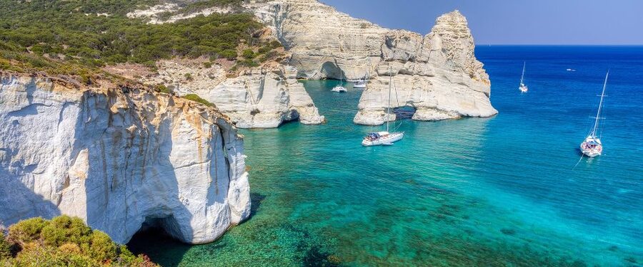 Adamas: Kleftiko Sailing Day Trip with Snorkeling and Lunch - Key points at a glance