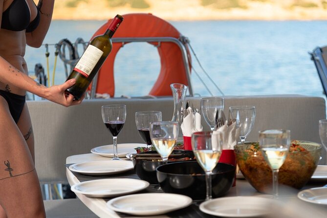 Ag. Nikolaos: Catamaran Trip with Sushi, Drinks, & Water Toys - Is $150.18 a fair price?