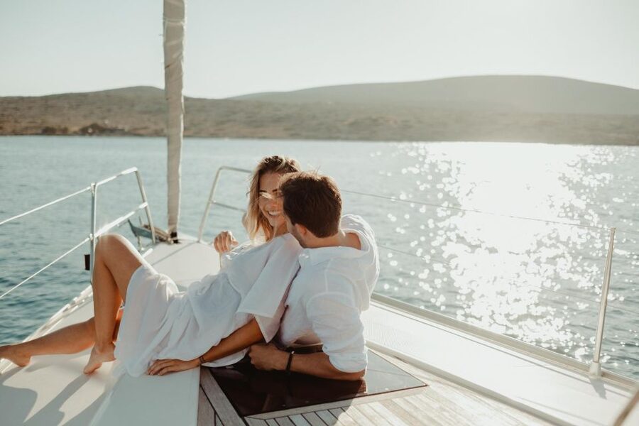 Agios Nikolaos: Mirabello Bay Sailing Cruise with Meal - Lunch, fruit, wine, and the rhythm of the boat