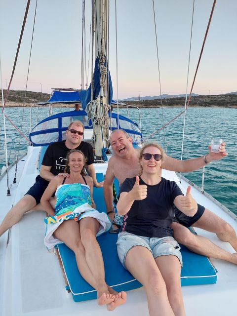 Antiparos: Private Sailing Cruise with Swim Stops and Lunch - Mastichari Cave and the rocky south coast