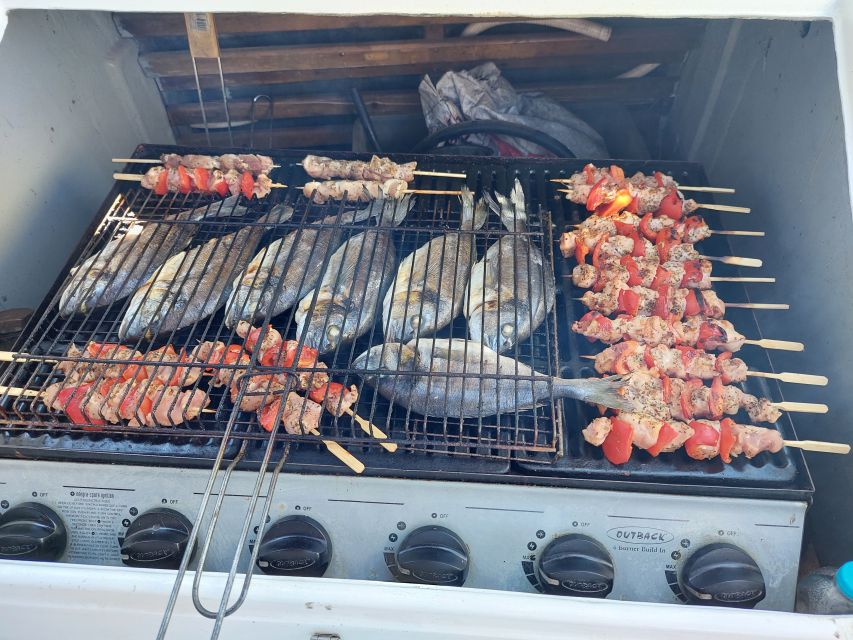 Antiparos: Private Sailing Cruise with Swim Stops and Lunch - Despotiko lunch cooked on the boat