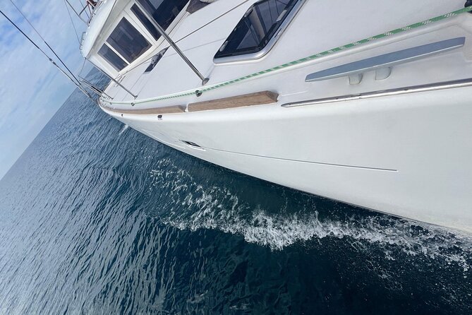 Athens Catamaran Half Day Semi Private Cruise Tour - The 45-minute sail toward Fleves