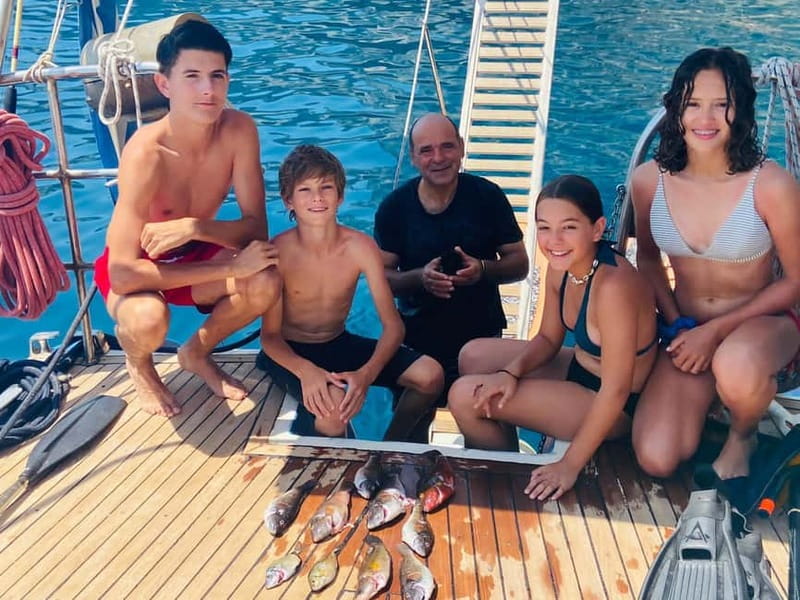 Athens: Full-Day Private Sailing Trip with Meal & Drinks - A Greek meal served on board