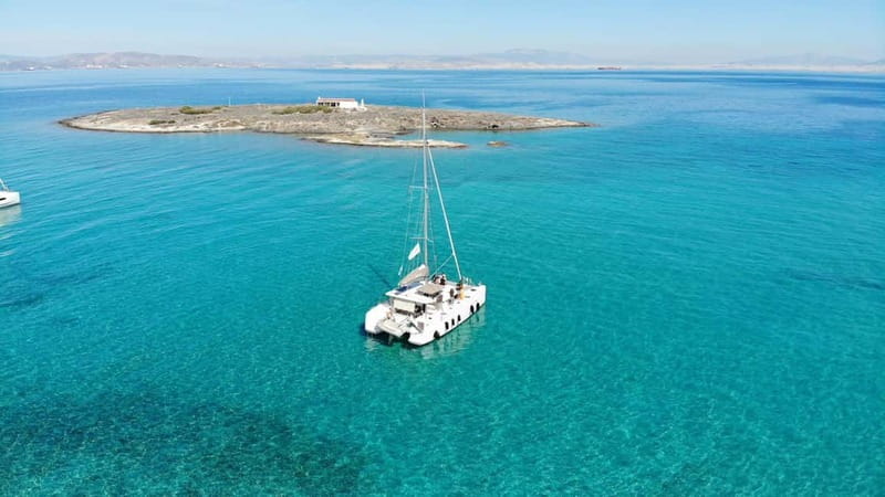 Athens: Half-Day Morning Catamaran Cruise with Meal & Drinks - Two swimming stops make the outing active