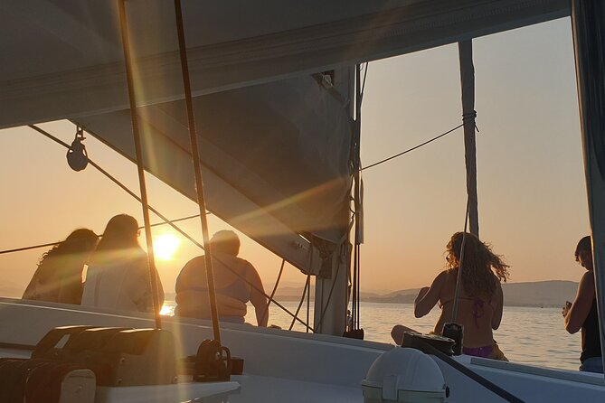 Athens Riviera Private Sail Catamaran with Meal and Wine - First stop at Vouliagmeni Bay