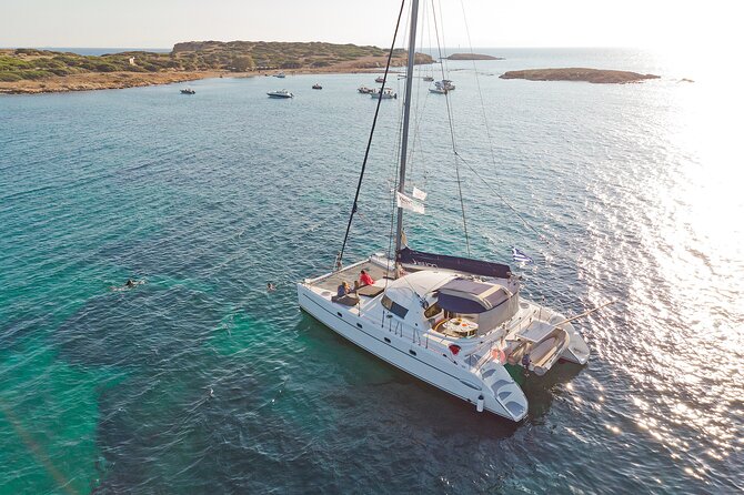 Athens Semi Private Sunset Catamaran Cruise with meal & drinks - What the crew adds to the experience