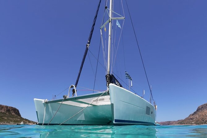 Balos Catamaran Private Sailing Cruise with Lunch - Cretan food served on board