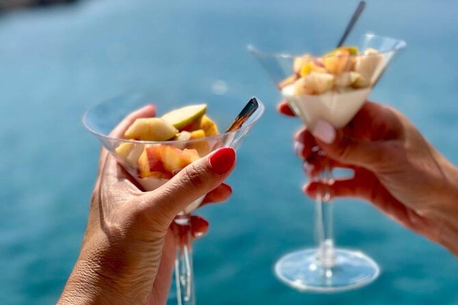 Balos & Gramvousa Luxury Catamaran Sailing Cruise from Kissamos - Greek Snacks and Drinks on the Way