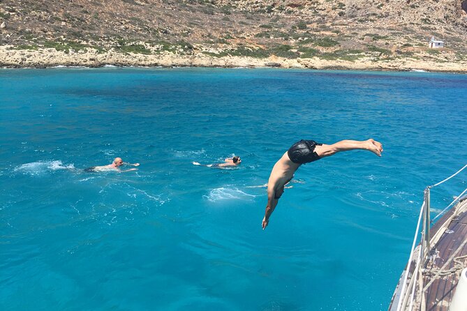 Balos Lagoon Kissamos Shared Sailboat Tour Experience - Gramvousa: swimming, shipwreck views, and the castle climb