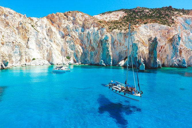 Best of Milos and Poliegos Catamaran snorkelling Cruise with BBQ - Key points at a glance