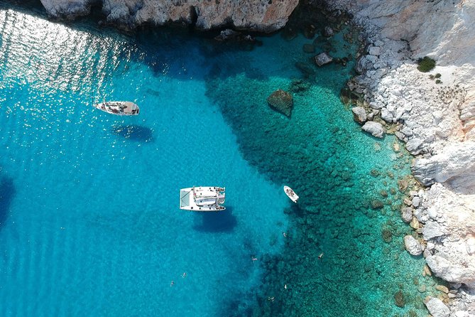 Best of Milos and Poliegos Catamaran snorkelling Cruise with BBQ - Seagull Islands and the old sulfur mines
