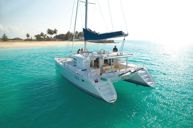 Catamaran cruise in Mykonos with Meal, Drinks & Transport - Rhenia, clear water, and time to swim