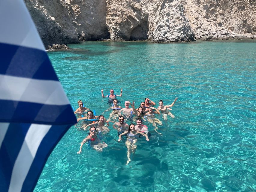 Catamaran Full Day Cruise - Sikia Cave and the approach to Kleftiko