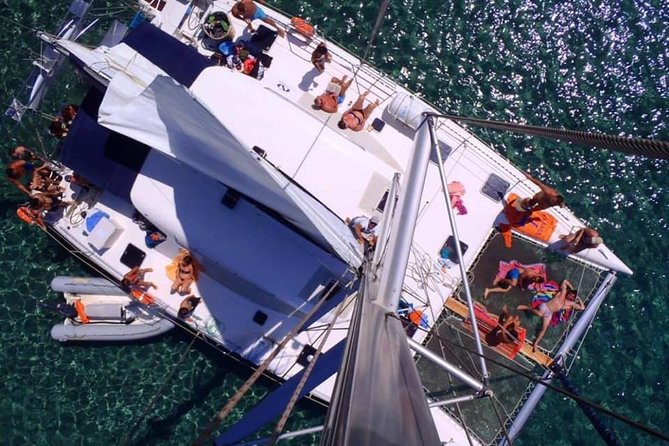 Catamaran Full Day Cruise: Poliegos - Kleftiko - Skinopi, Klima, Areti, and Fourkovouni from the water