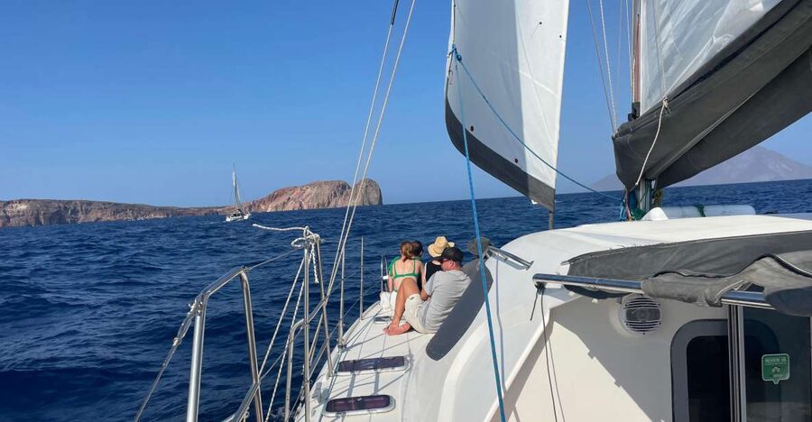 Catamaran Full Day Cruise - Cape Vani and the first swim at Kalogries