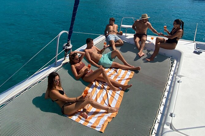 Catamaran Full-Day of Milos and Poliegos With Lunch & BBQ - Food, drinks, and the crew onboard