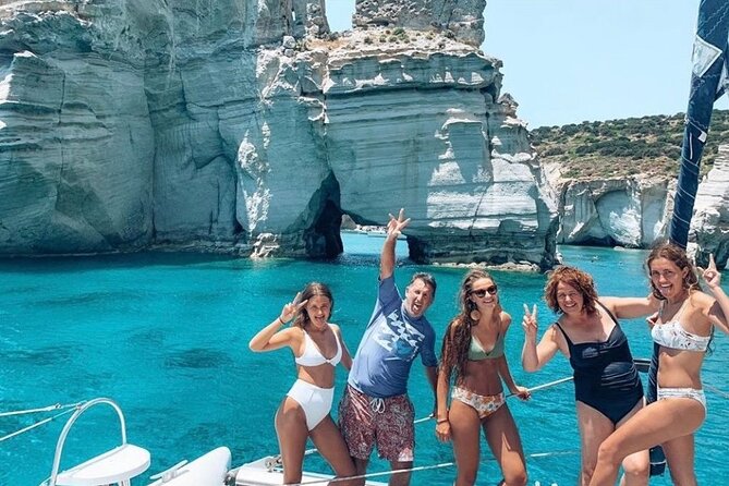 Catamaran Half Day Morning Cruise: Kleftiko - A comfortable catamaran, but swimming time is limited