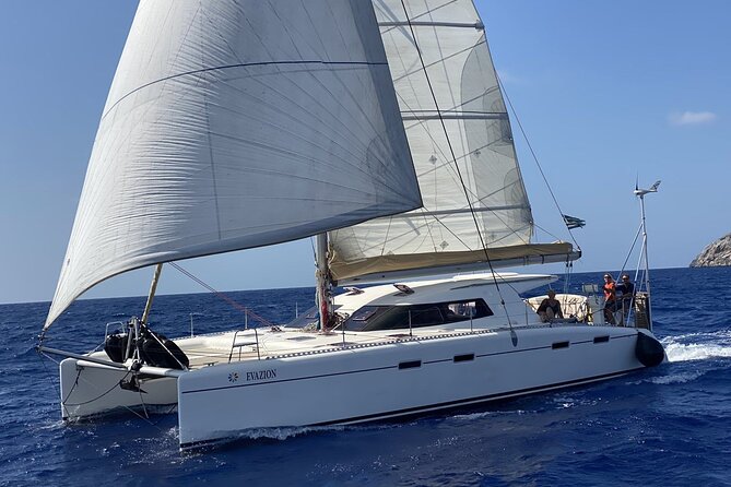 Catamaran Sailing Trip - All Inclusive - Timing, meeting point, and return to Heraklion