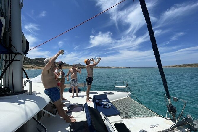Catamaran Semi Cruise Paros Antiparos includes Food and Drinks - Key points to know before you book