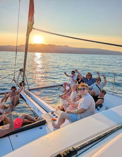 Chania Old Port:Luxury Sunset Catamaran Cruise with Prosecco - Leaving Chania Old Port for the open sea