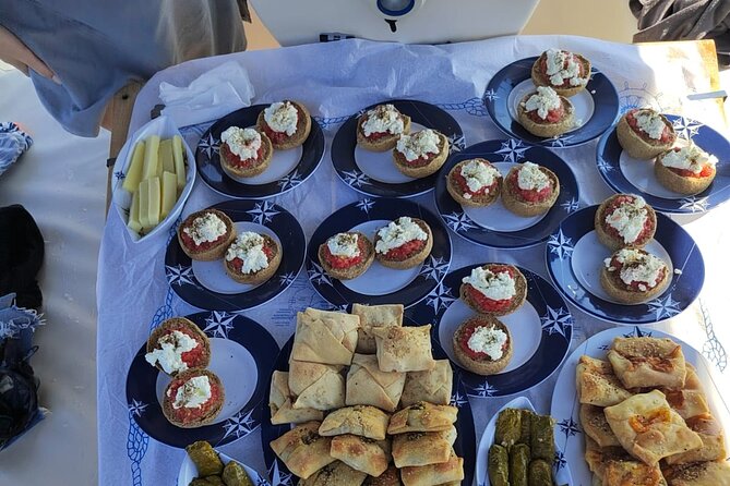 Chania shared Sailing cruise in a small group - Snacks, fruit, and drinks on board