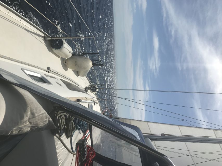 Chios: Sailing Boat Cruise to Oinouses with Meal & Drinks - Swimming and snorkeling around 1:00 PM
