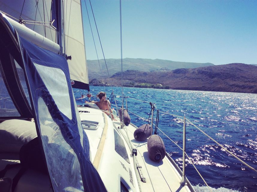 Chios: Sailing Boat Cruise to Oinouses with Meal & Drinks - A BBQ lunch with meat and vegetarian choices