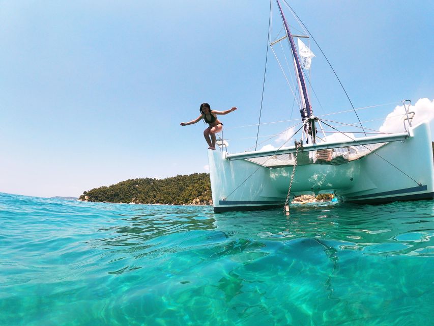 Corfu: Half Day Private Cruise on Lagoon Catamaran - The Lagoon catamaran and the best place to sit