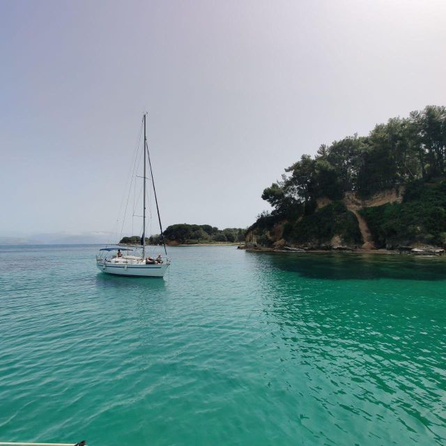 Corfu: Half-day Private Cruise with Sailing Yacht - Mouse Island and the unusual airplane view
