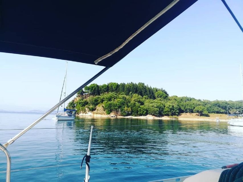 Corfu: Private Sailing Yacht Cruise - Mouse Island and the low-flying airplane view