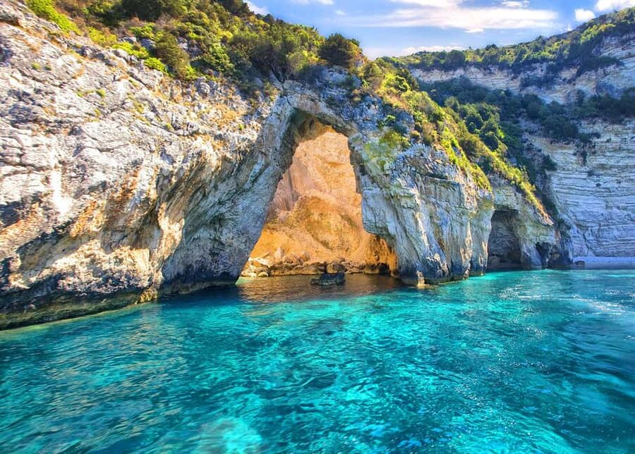 Corfu: Private yacht cruise to Paxos - Antipaxos & Caves - Paxos arrives as a string of small ports and blue water
