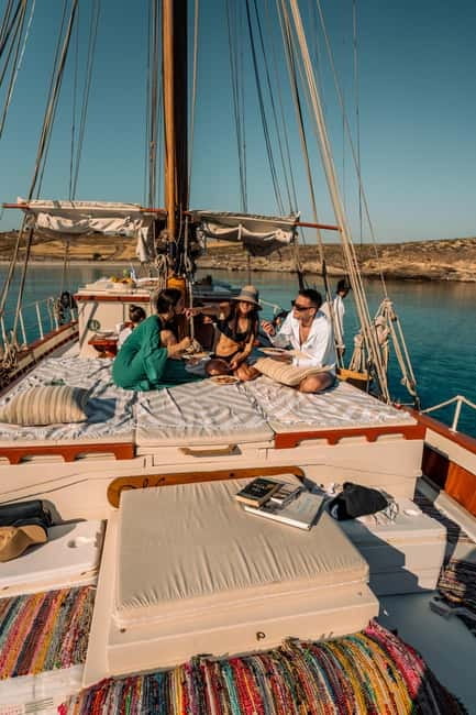 Corfu: Sunset Cruise on a Traditional Wooden Sailing Yacht - Setting sail from Benitses Marina