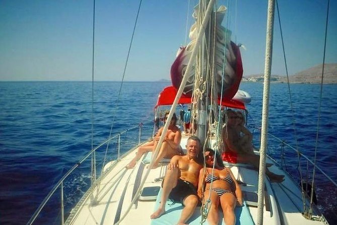Day Cruise by a Sailing Yacht to the most beautiful bays or Rhodes (Small Group) - Greek lunch, cold drinks, and the best part of the deck