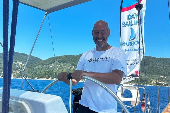 Day sailing Skiathos Skopelos with lunch on Rainbow yacht - Lalaria, Dasia, or Arkos depends on the weather