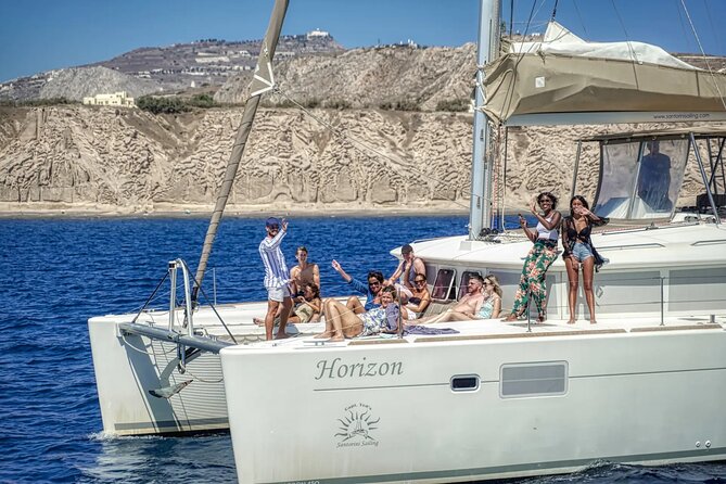 Deluxe Santorini Sailing with BBQ and Drinks Shared Tour - Palea Kameni and Nea Kameni