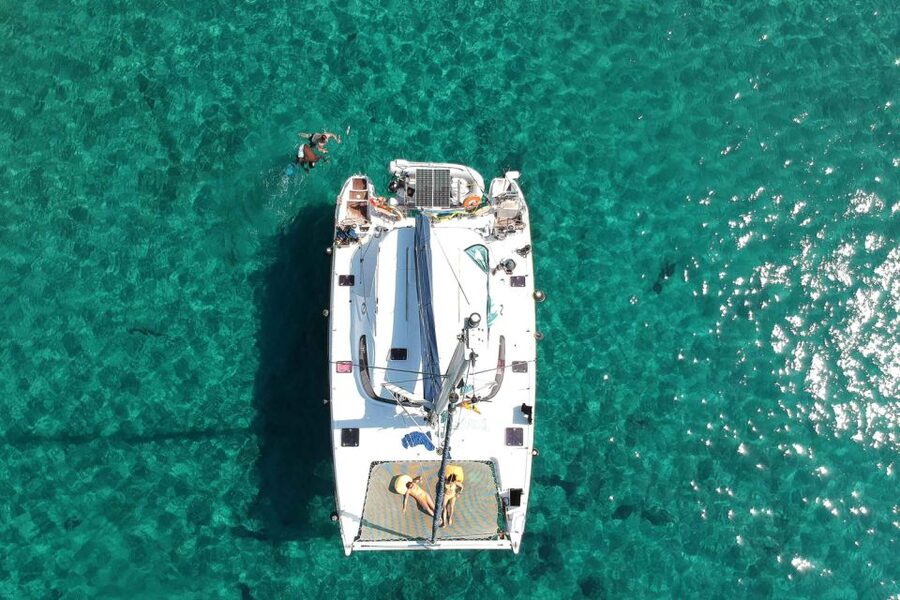 From Adamas: Milos and Poliegos Catamaran Cruise with Lunch - Kleftiko is the main event