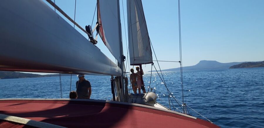 From Chania: Fully Private Sailing Cruise with Meal & Drinks - Learning to sail, or simply taking it easy