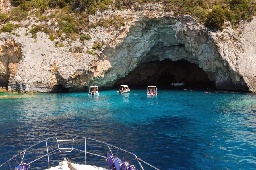 From Corfu: Luxury Yacht Cruise to Paxos and Antipaxos - What the $82 price includes