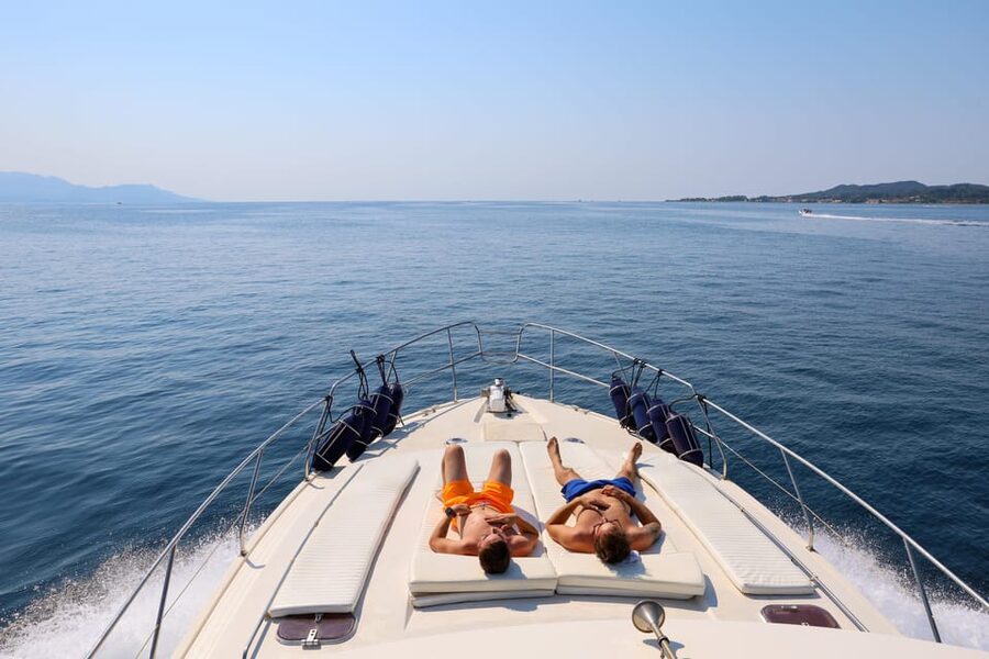 From Corfu: Luxury Yacht Cruise to Sivota and Blue Lagoon - One hour at Blue Lagoon Beach