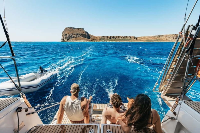 From Kissamos: Balos Gramvousa Sailing Cruise with Lunch - Balos Lagoon: the main swimming stop