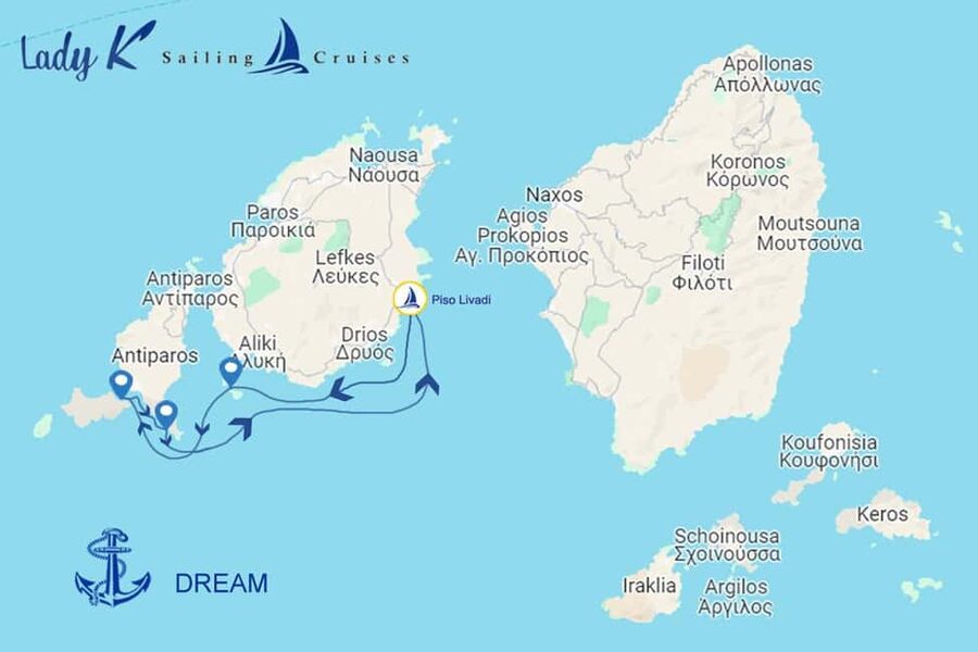 From Paros: Private Sailing Cruise with Lunch and Snorkeling - Panteronisi and the Blue Lagoon water stop