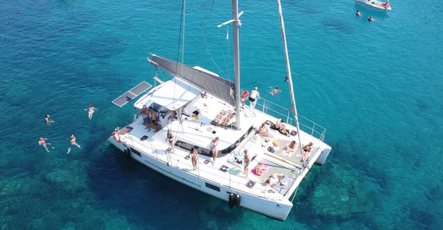 From Rhodes: Private Catamaran Cruise All Inclusive - Anthony Quinn Bay: A Strong Opening Swim