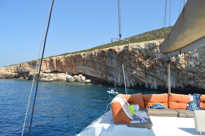 Full Day Catamaran Cruise in Paros - Farangas Beach and the South Coast of Paros