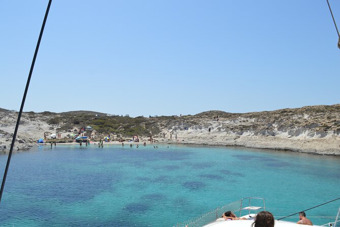 Full Day Catamaran Cruise in Paros - Simadoura’s Rocks and Small Caves