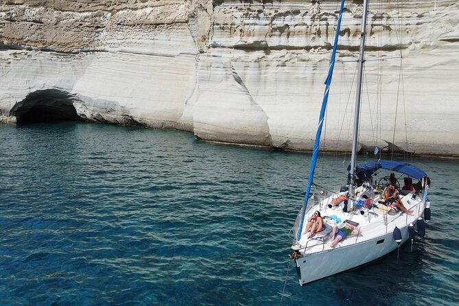 Full day private sailing cruise around Milos island - How the weather can change your route