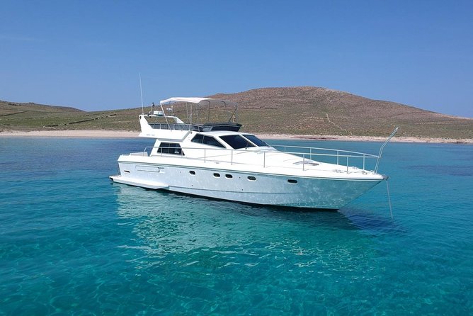 Full Day Private Yacht Cruise in Mykonos on a Ferretti Altura 52s - What the Mykonos cruise includes