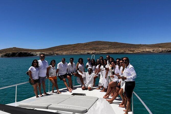 Full Day Private Yacht Cruise in Mykonos on a Ferretti Altura 52s - The Mykonos stop and the flexible schedule